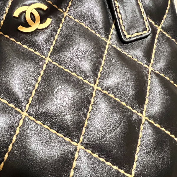 Vintage Chanel Vivian Tote Bag - Black 003