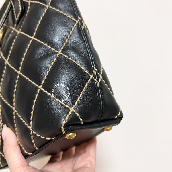 Vintage Chanel Vivian Tote Bag - Black 003