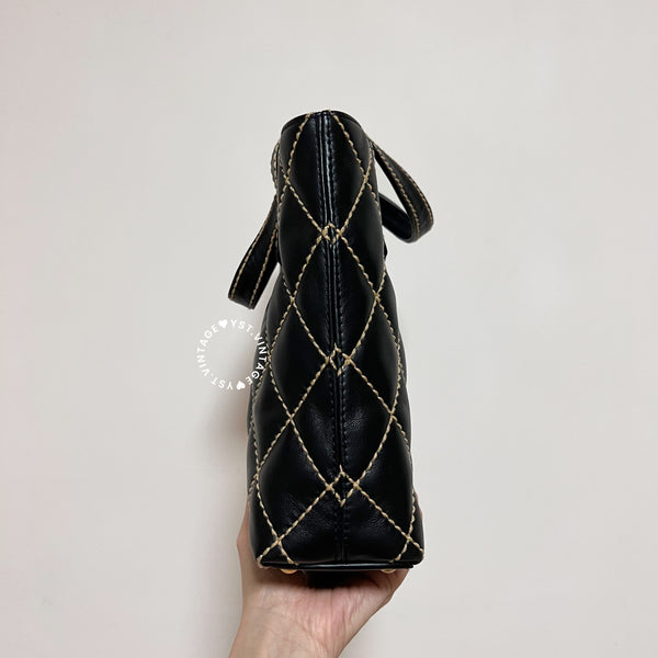 Vintage Chanel Vivian Tote Bag - Black 003