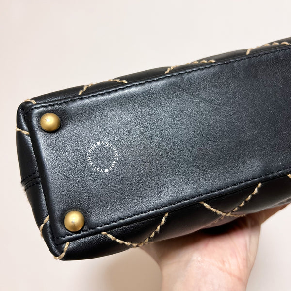 Vintage Chanel Vivian Tote Bag - Black 003