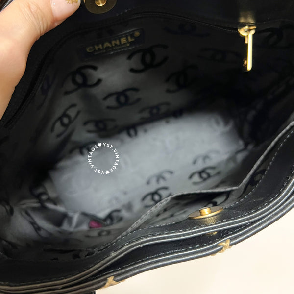 Vintage Chanel Vivian Tote Bag - Black 003