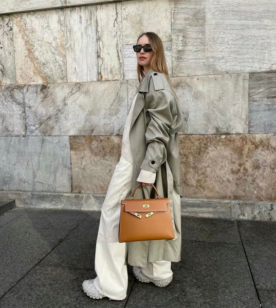 Vintage High-Class Kelly Bag - Gold K32