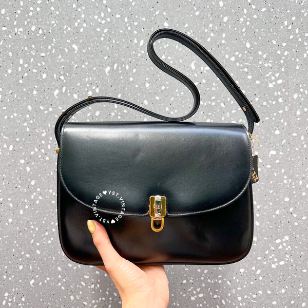 Vintage Bally 3-way Shoulder Bag - Black
