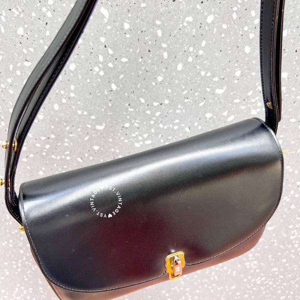Vintage Bally 3-way Shoulder Bag - Black