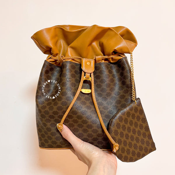Vintage CELINE Macadam Bucket Bag