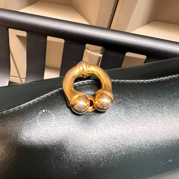 Vintage Gucci Box Handbag - Black