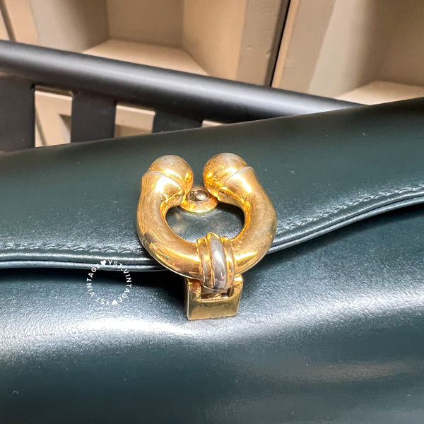 Vintage Gucci Box Handbag - Black