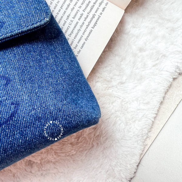Vintage Chanel Denim Clutch