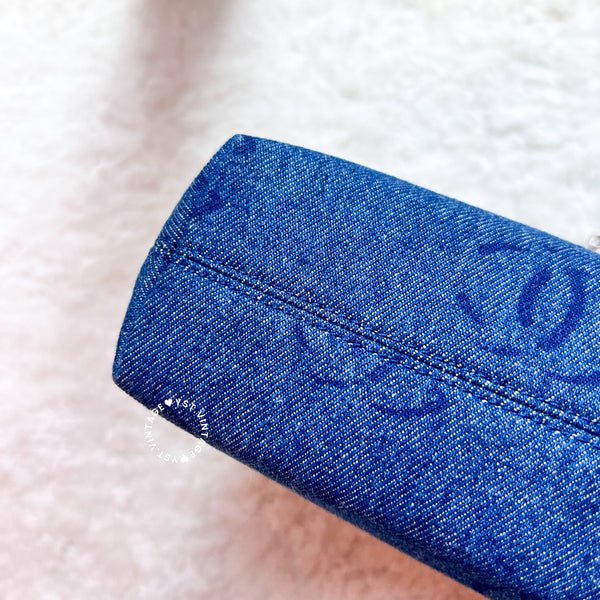 Vintage Chanel Denim Clutch