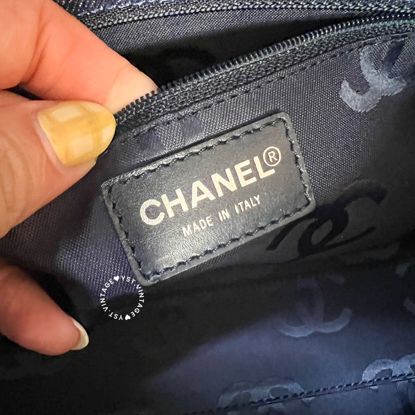 Vintage Chanel Denim Clutch