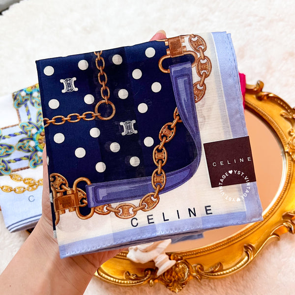Vintage CELINE Scarfs/ Handkerchiefs (Mavis/ Natalie/ Ofei)