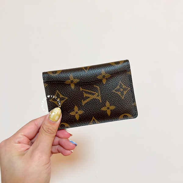 Vintage LV Monogram Canvas Card Holder