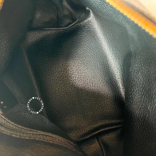 Vintage CELINE Macadam Lunch Box Bag - Black