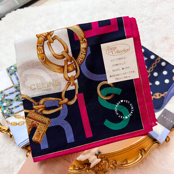 Vintage CELINE Scarfs/ Handkerchiefs (Mavis/ Natalie/ Ofei)