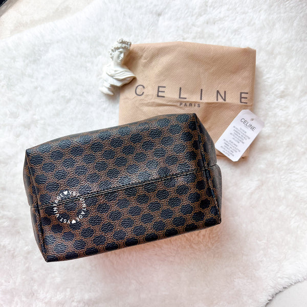 Vintage CELINE Macadam Lunch Box Bag - Black