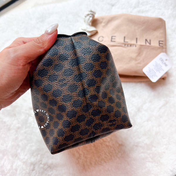 Vintage CELINE Macadam Lunch Box Bag - Black
