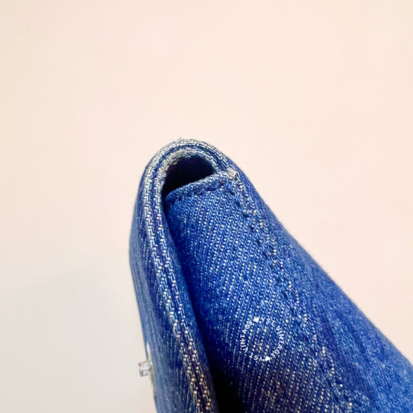 Vintage Chanel Denim Clutch