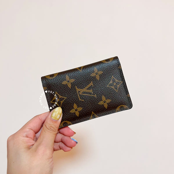 Vintage LV Monogram Canvas Card Holder