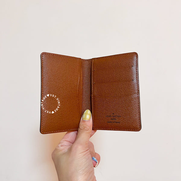 Vintage LV Monogram Canvas Card Holder