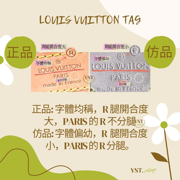 中古小知識 - LOUIS VUITTON