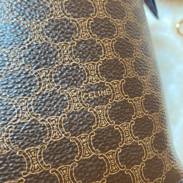 Vintage CELINE Macadam Vanity Bag 005