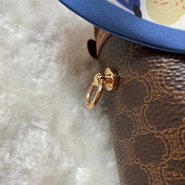 Vintage CELINE Macadam Vanity Bag 005