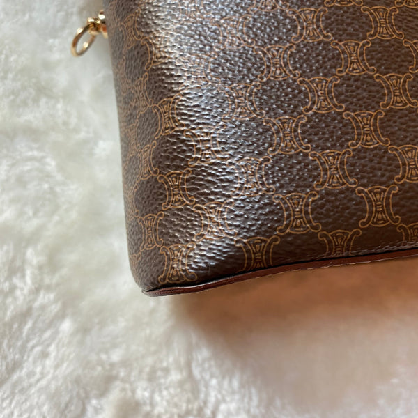Vintage CELINE Macadam Vanity Bag 005