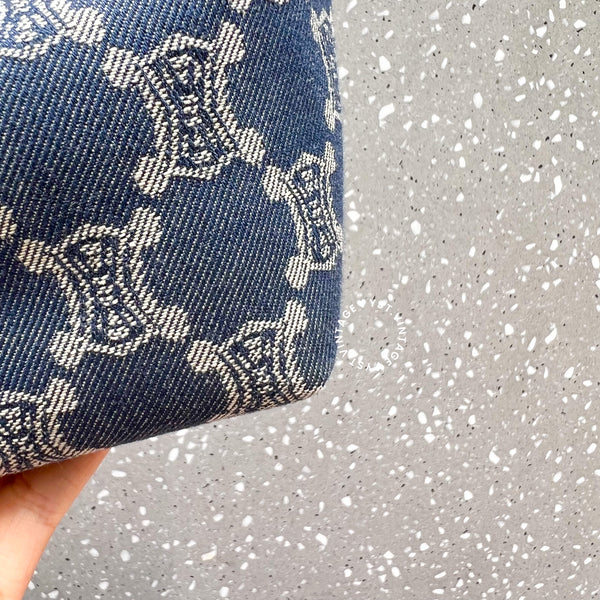 Vintage CELINE Denim Lunch Box Bag