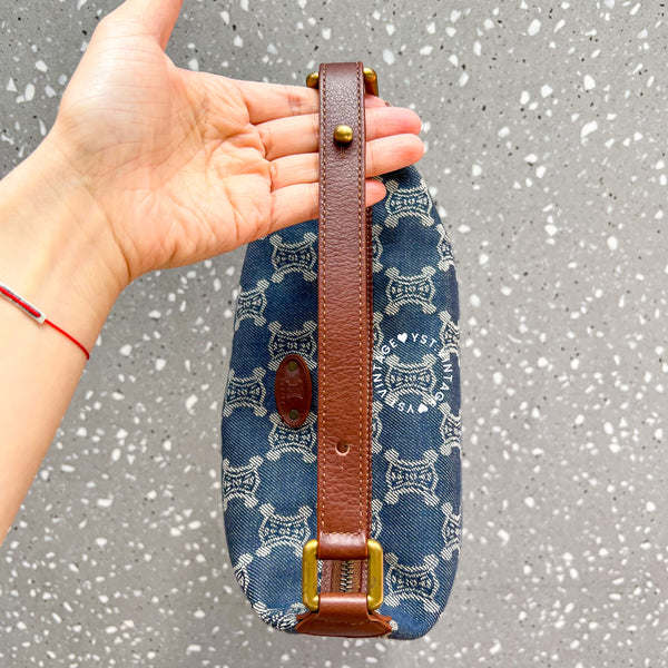 Vintage CELINE Denim Lunch Box Bag