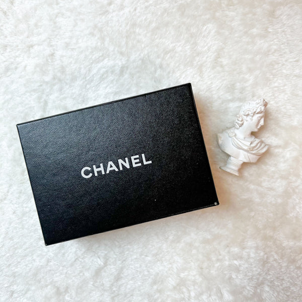 Vintage Chanel Cambon Square Buckle Leather Belt