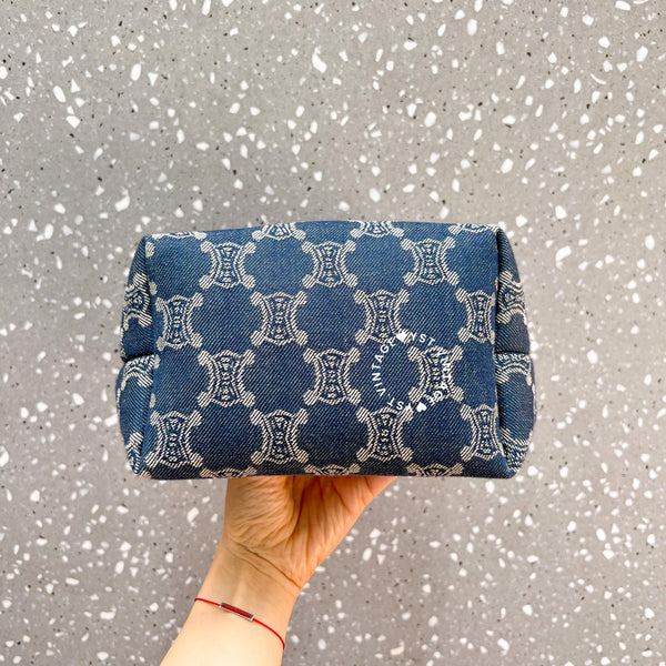 Vintage CELINE Denim Lunch Box Bag