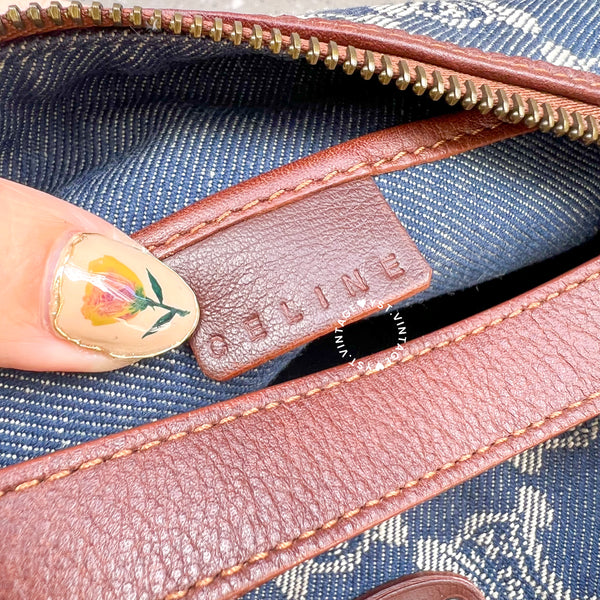 Vintage CELINE Denim Lunch Box Bag