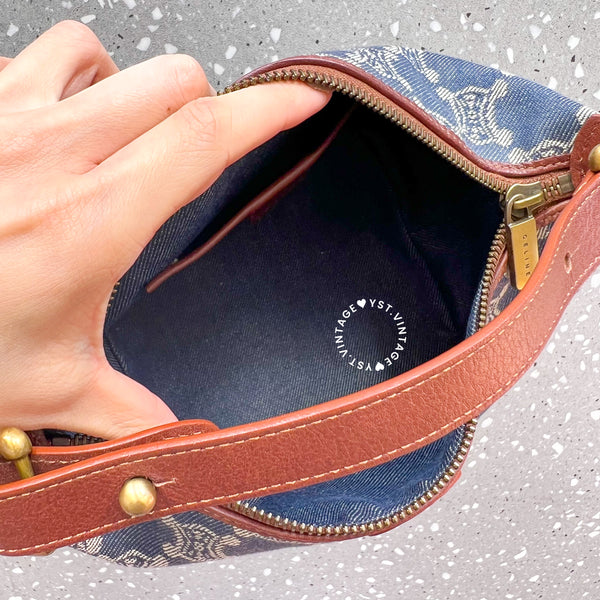 Vintage CELINE Denim Lunch Box Bag