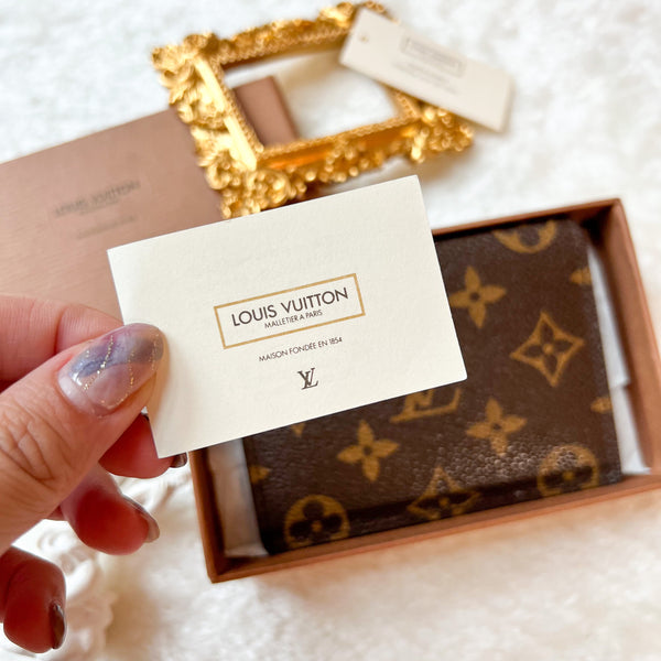 Vintage LV Monogram Canvas Card Holder