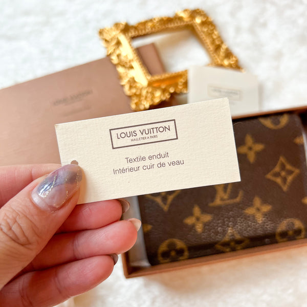 Vintage LV Monogram Canvas Card Holder
