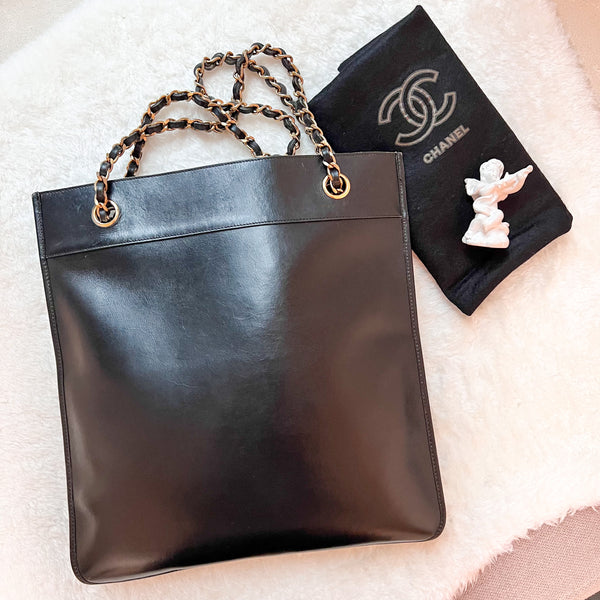 Vintage Chanel 2-Way Bag - Black