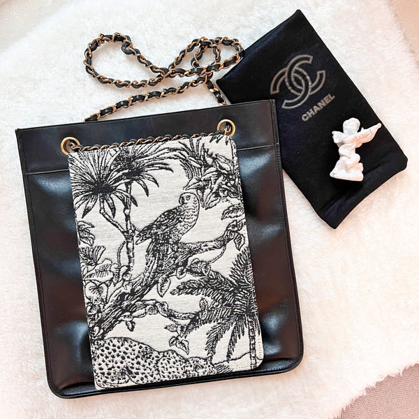 Vintage Chanel 2-Way Bag - Black