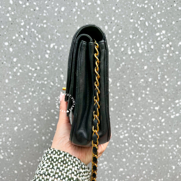 Vintage Chanel Double Flap Bag - Black 003