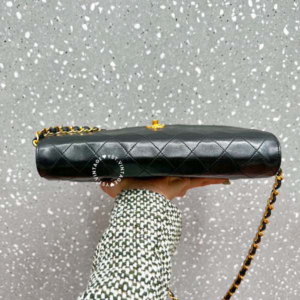 Vintage Chanel Double Flap Bag - Black 003