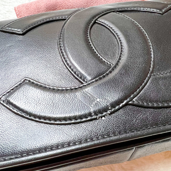 Vintage Chanel Coco Mark Mini Flap Bag - Black (Code: 030500)