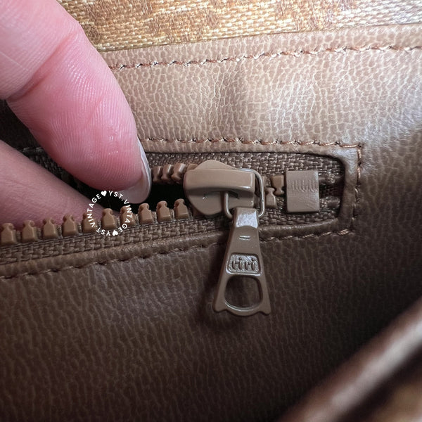 Vintage CELINE Macadam Mini Shoulder Bag - Beige