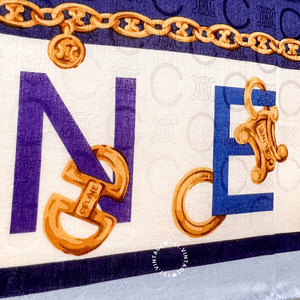 Vintage CELINE Scarf/ Handkerchief