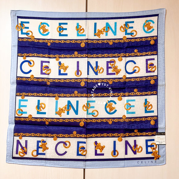 Vintage CELINE Scarf/ Handkerchief