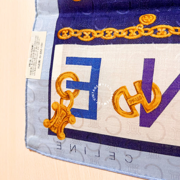 Vintage CELINE Scarf/ Handkerchief