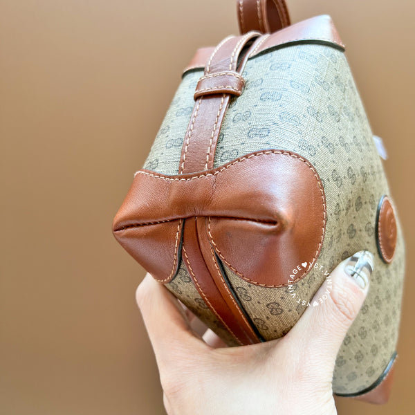 Vintage Gucci 1980s Micro GG Shoulder Bag