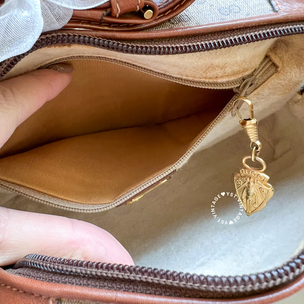 Vintage Gucci 1980s Micro GG Shoulder Bag