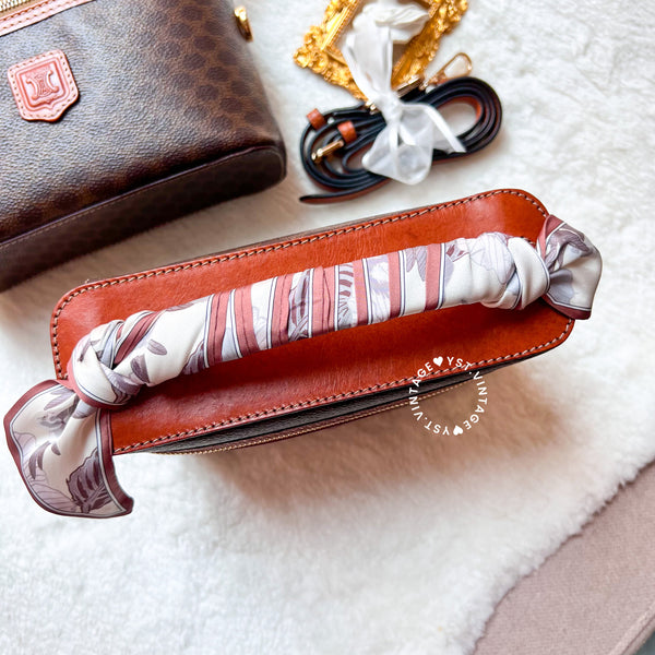 Vintage CELINE Macadam Vanity Bag 025 & 026 - Brown