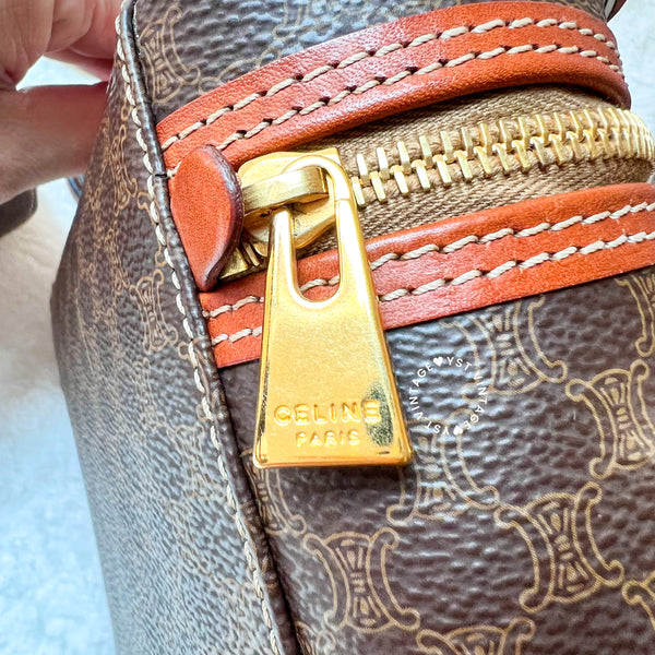 Vintage CELINE Macadam Vanity Bag 025 & 026 - Brown