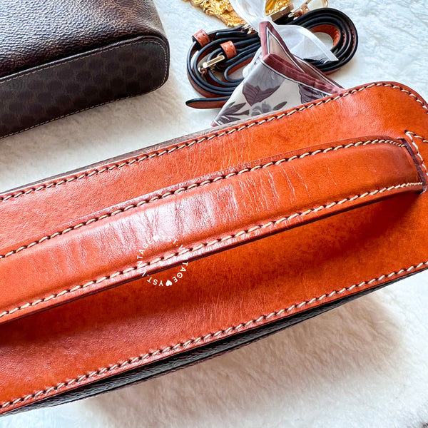 Vintage CELINE Macadam Vanity Bag 025 & 026 - Brown