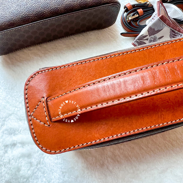 Vintage CELINE Macadam Vanity Bag 025 & 026 - Brown